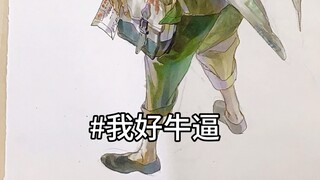 What did I draw for the school entrance exam... I drew a farmers' market...