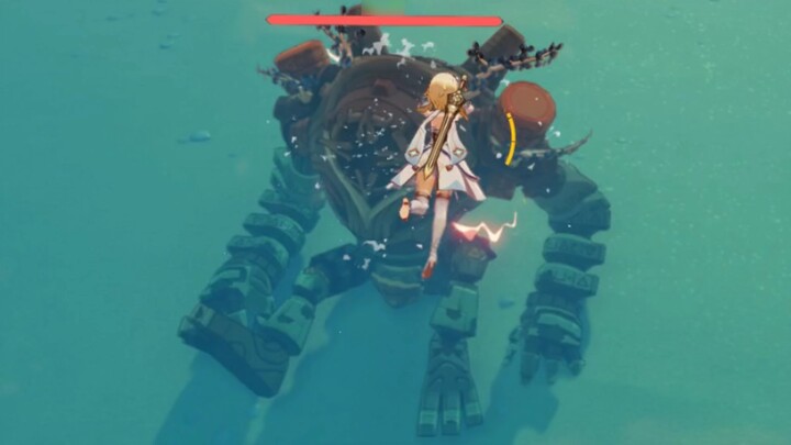 Good guy, can the relic guards still go into the water?