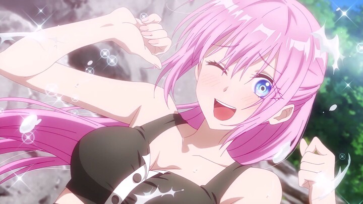 pink hairwaifu