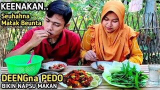 Wow.. Bikin Ketagihan ‼️ Dendeng Pete Pedas Gurih, Makan Lalapan Mentah, Harus Coba, Ini Enak Banget