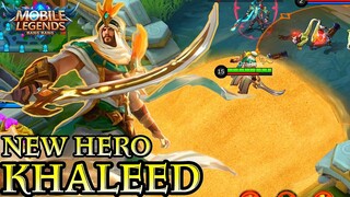 New Hero Khaleed Short Gameplay - Mobile Legends Bang Bang