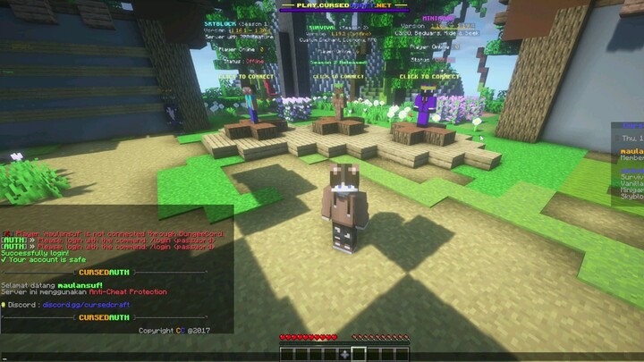 lagi gabut jadi ngonten... || Minecraft indonesia CURSEDCRAFT