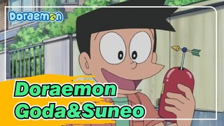 Doraemon|Suneo dengan sengaja mengganggu Goda, dan hasilnya adalah tragedi