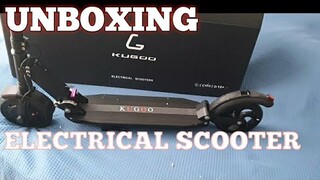 UNBOXING KUGOO ELECTRICAL SCOOTER