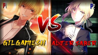 Gilgamesh UBW vs Alter Saber