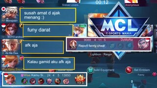 PRANK FANNY DI MCL!! DRAFT PICK DI BACOTIN SATU TIM, ENDINGNYA DI SANGKA MUSUH GUA PAKE CHE4T KWKW!!