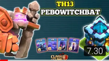 Th13 Pekka Bowitch Attack _ Strategi War Th13 Menggunakan Pekka Bowler Witch Bat Clash Of Clans #1