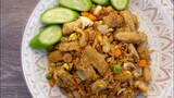 The best egg fried rice with plant based chicken vegetarian recipe