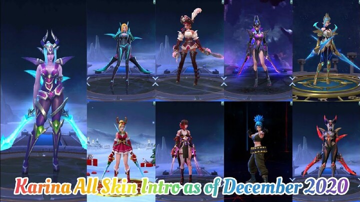 Karina All Skin Intro as of November 2020 | Mobile Legends Bang Bang