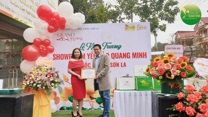 SHOWROOM YẾN SÀO QUANG MINH MỘC CHÂU - SƠN LA TƯNG BỪNG KHAI TRƯƠNG | Đông Y Quang Minh