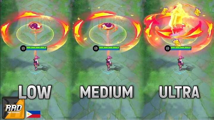 Low End to High End Phone - Kagura Exorcist Skin Skill Effects Comparison ðŸ¤£