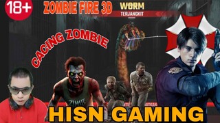wahhh sudah anjing zombie, kelelawar zombie,kodok zombie, sekarang cacing zombie man