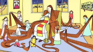 Người phụ nữ si mê suốt 20 năm không cắt tóc vì yêu, nhờ 8 đứa con giúp chăm sóc mái tóc dài mỗi ngà