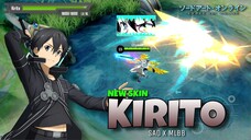 Skin Terbaru!! Kirito, Efeknya Keren Abis🤯!?[SAO X MLBB]