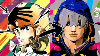 History of changes in Hirohiko Araki’s painting style (1980s - 2020s)
