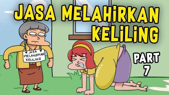 ISTRI CANTIK MELAHIRKAN ANAK ANEH - Animasi Hamil - Funny Cartoon