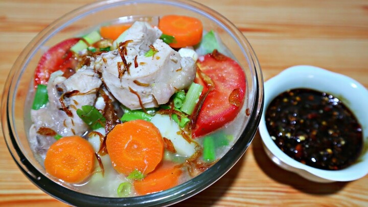 LANGSUNG LUDES‼️SEGER BANGET SOP AYAM KAMPUNG +SAMBAL KECAP  BIKIN NAMBAH TERUS