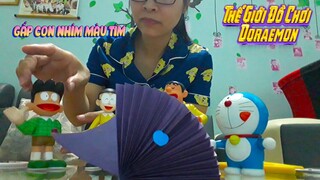 GẤP CON NHÍM MÀU TÍM   THẾ GIỚI ĐỒ CHƠI DORAEMON
