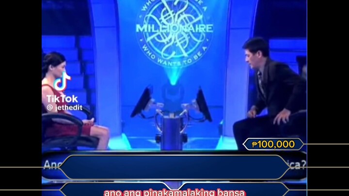 Who Wants to Be A Millionaire Philippines season 10 | Question 9 - 11: ₱100,000 - ₱250,000