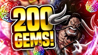 KAIDO vs. BIG MOM COMING!! 200+ FREE GEMS! 10.2 UPDATE! (ONE PIECE Treasure Cruise)