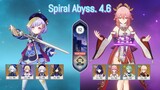 Spiral Abyss 4.6 Clorinde Qiqi New Meta & DuoMommy Inazuma | Genshin Impact