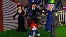 Roblox - WEDNESDAY POLICE FAMILY PRISON RUN ESCAPE! Obby new update 😂🤣😅