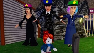 Roblox - WEDNESDAY POLICE FAMILY PRISON RUN ESCAPE! Obby new update 😂🤣😅