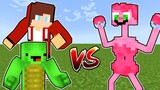JJ and Mikey VS Mommy Long Legs (Minecraft Battle)
