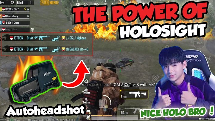 NOVA PARABOY HARUS LIHAT SCOPE HOLOSIGHT YOUTUBER INI - PUBG MOBILE