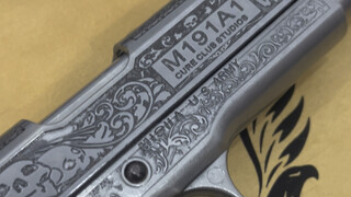 独家发售浮雕工艺1911！你没见过的雕花版本！