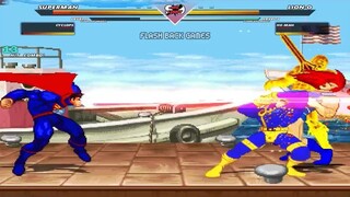 Superman VS Cyclops - Nintendo Game