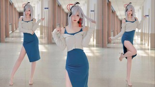 cos申鹤在学校教学楼偷偷跳个舞...不会被同学发现吧？？