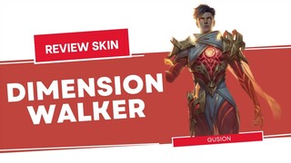 EFEKNYA MIRIP SKIN KOF | GAMEPLAY SKIN 11.11 GUSION DIMENSION WALKER | Mobile Legends Bang Bang
