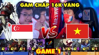 [Bán kết SEA Games 31 LMHT] Highlight Việt Nam vs Singapore game 1: GAM chấp 16k vàng ngay phút 20