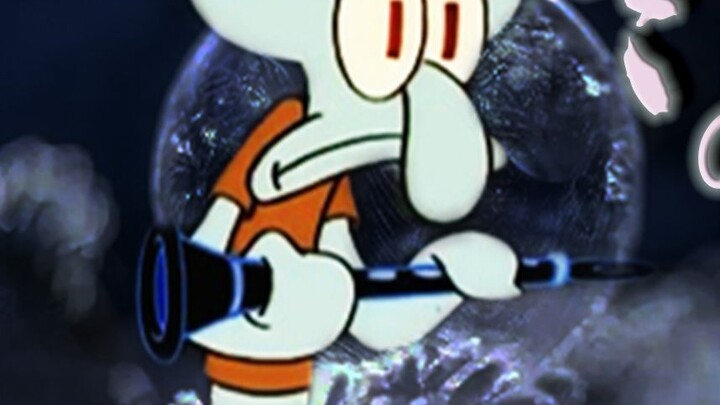 [Squidward] "Perekam ini adalah gaun yang tidak bisa kulepas."