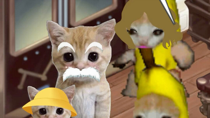 Búp bê ném cho mèo chuối để chúc Tết!