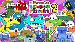 Sapo Brothers em Rainbow Friends 2: Os perigos do Parque de Roblox Raibow Friends Chapter 2