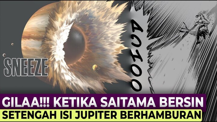 OP PARAH!!! SAITAMA BERSIN, SETENGAH ISI PLANET JUPITER BERHAMBURAN #onepunchman CH. 168 PART 1