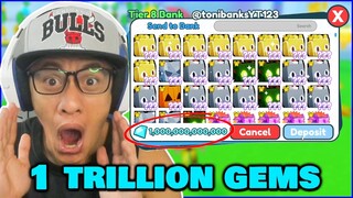 May '1 TRILLION GEMS' na ako sa ROBLOX PET SIMULATOR X