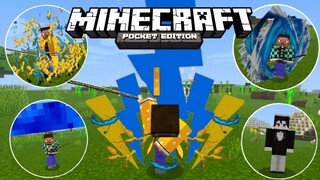 แจก+สอนลงแอดออนดาบพิฆาตอสูรโครตเจ๋ง!!มีดาบและกระบวนท่าดาเมจโกงมาก Minecraft pe 1.17 Addon