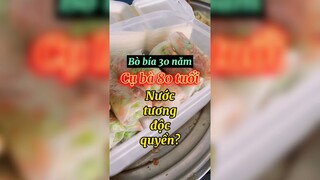 Bò bía có nước tương độc quyền