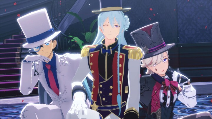 [MMD] Is a hat a standard item for a magician? CH4NGE → (Kaito Kidd & Lini & Hibiki Wataru)