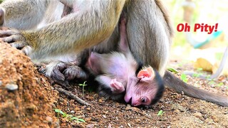 Oh Be Careful Newborn Baby! Mother Joanna Left Baby Near the Deep Hole