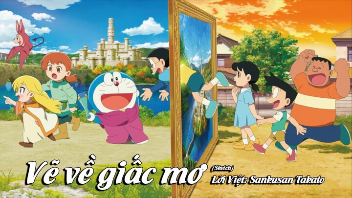 [Kara] Sketch (Vẽ về giấc mơ) | Lời Việt | OST Doraemon 2025