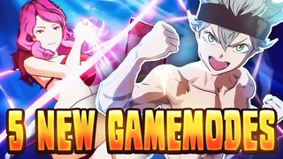 5 NEW GAMEMODES CONFIRMED COMING IN THE COMING MONTHS! | Black Clover Mobile