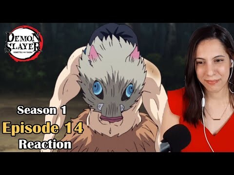 INOSUKE'S FACE REVEAL! -  DEMON SLAYER Episode 14  Reaction