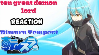 Ten Demon Lord react to Rimuru Tempest