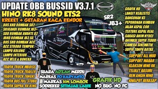 OBB BUSSID V3.7.1 UPDATE SOUND HINO RK8 KREKET-KREKET‼️Grafik HD Realistis‼️BUS SIMULATOR INDONESIA