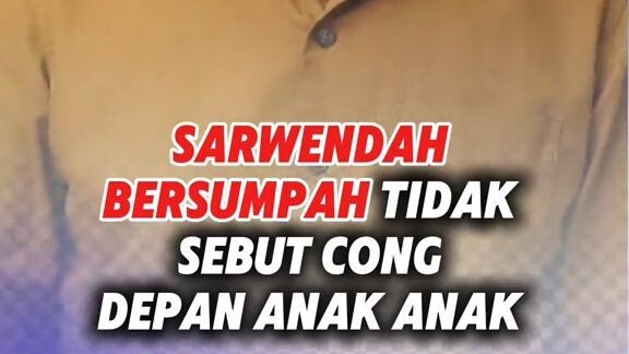 SARWENDAH BERANI BERSUMPAH TIDAK SEBUT CONG DI DEPAN ANAK-ANAK EKSKLUSIF! KLARIFIKASI!
