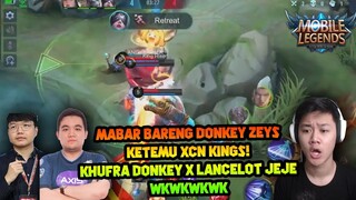 Main Sama Donkey & Zeys Ketemu XCN! Lancelot In Action Wkwk - Mobile Legends